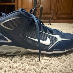 Nike Men’s Navy , White and Gray Football Cleats